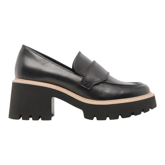 Dolce Vita Halona Loafers Black Leather - Picture 8 of 8
